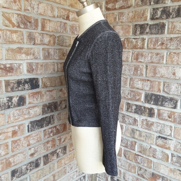 EUC Theory Zip-Up Long Sleeves Moto Jacket Gray XS - Picture 5 of 7